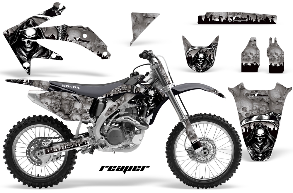 CRF450-05-08 Graphics Kit REAPER-SILVER-np